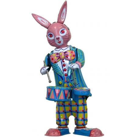 SHAN Collectible Tin Toy - Bunny with Drums MS298